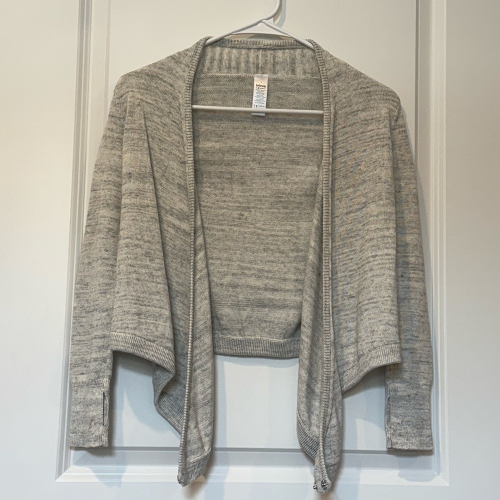 Ivivva Light Gray Wrap Sweater